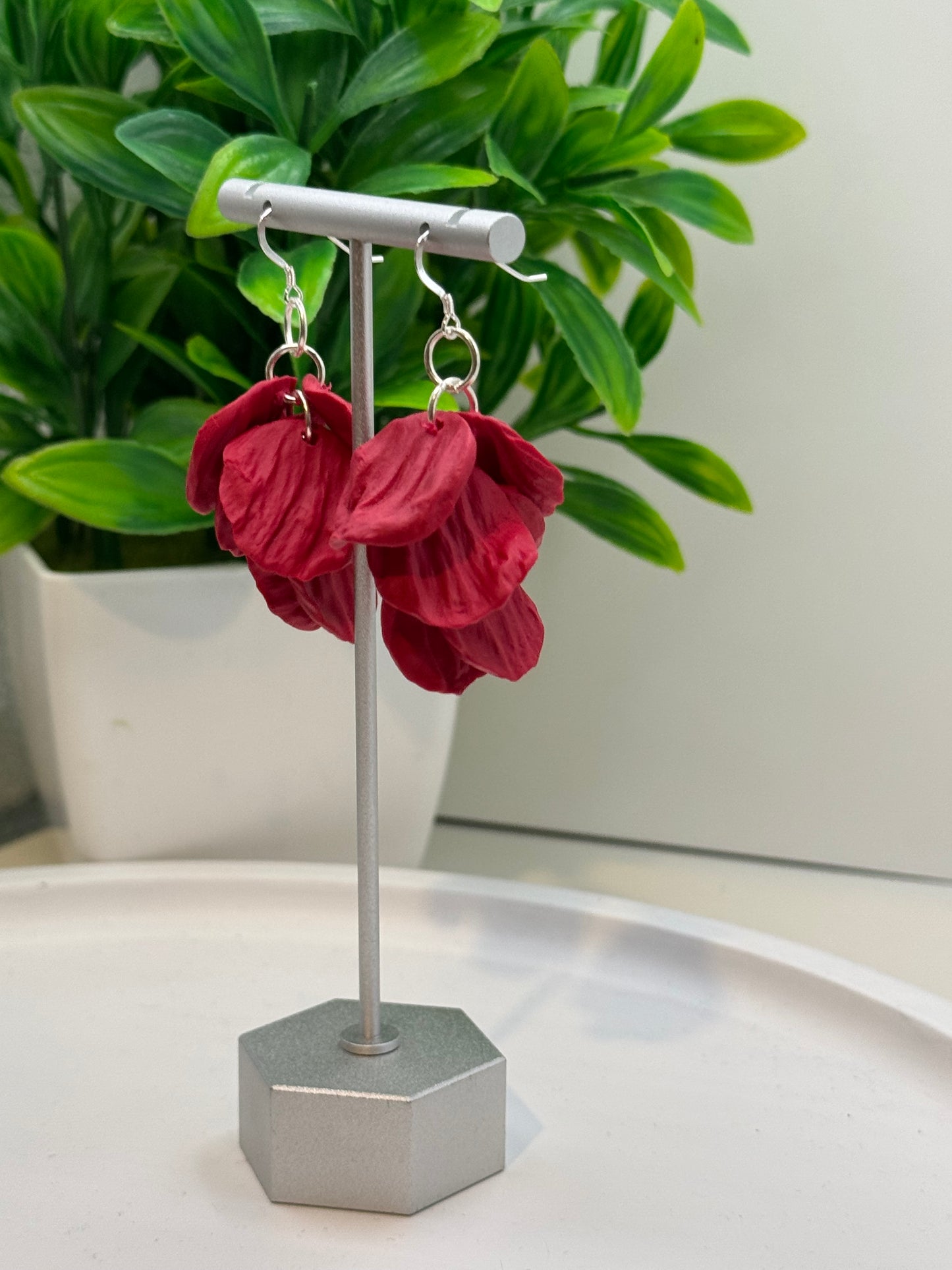 Petal Dangle Earrings (Multiple Colors)