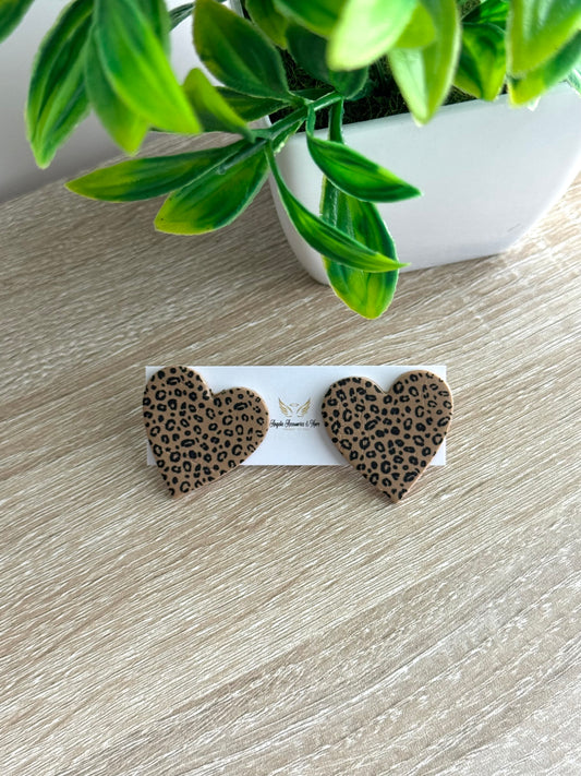 Heart Studs (Multiple Colors)