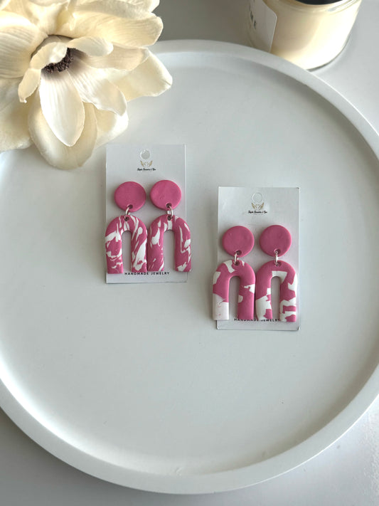 Cori Earrings (Pink)