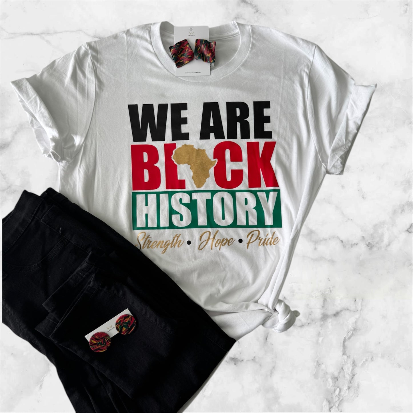 We Are Black History T-Shirt (White)