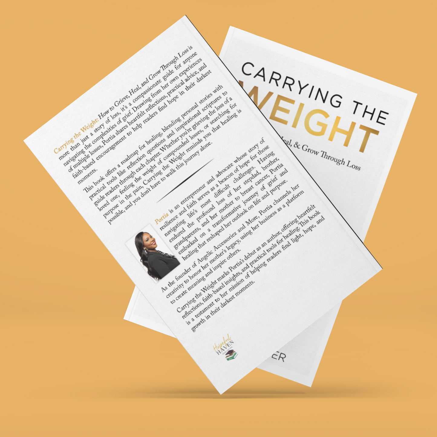 Carrying the Weight Book & Guided Grief Journal